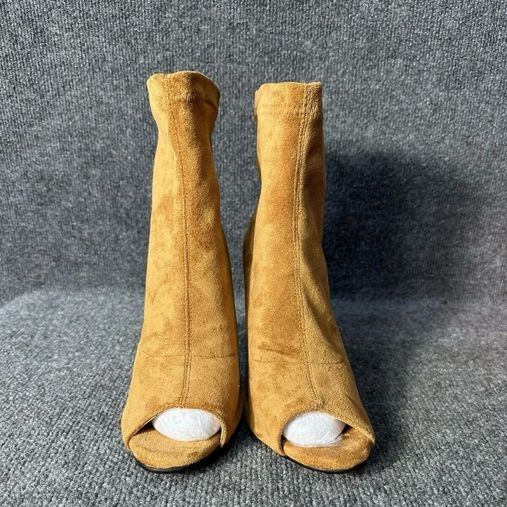 SHEMEE Women's Peep Toe High Heels Ankle Boots SZ 8.5 New - Picture 8 of 11